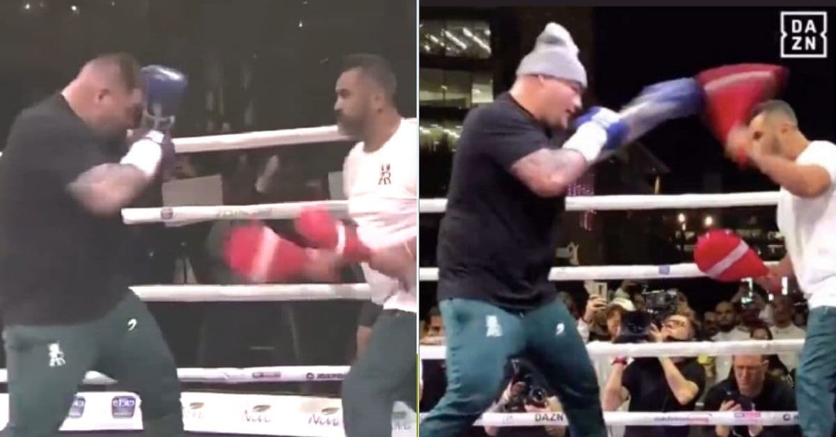 Footage Of Andy Ruiz's Public Workout has Fans Worried For Anthony Joshua