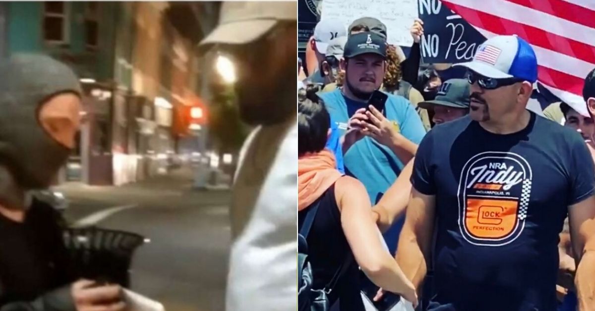 WATCH: Chuck Liddell And Jon Jones Tried To Soothe Tension At George Floyd Protests