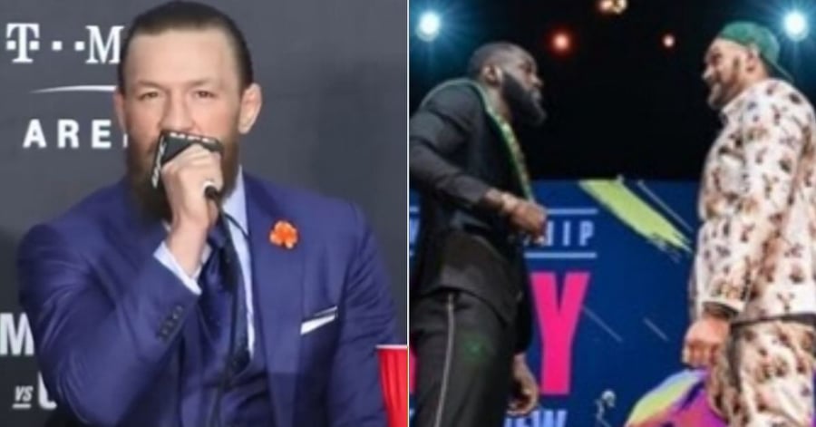 Conor McGregor Reacts To NSAC's Faceoff Ban On Tyson Fury And Deontay Wilder