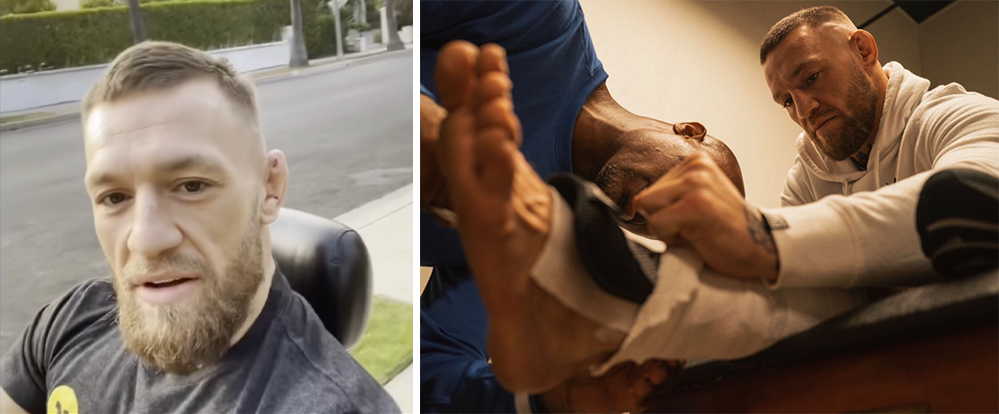 Conor McGregor silences critics with 'bum ankle' photos following UFC 264 loss