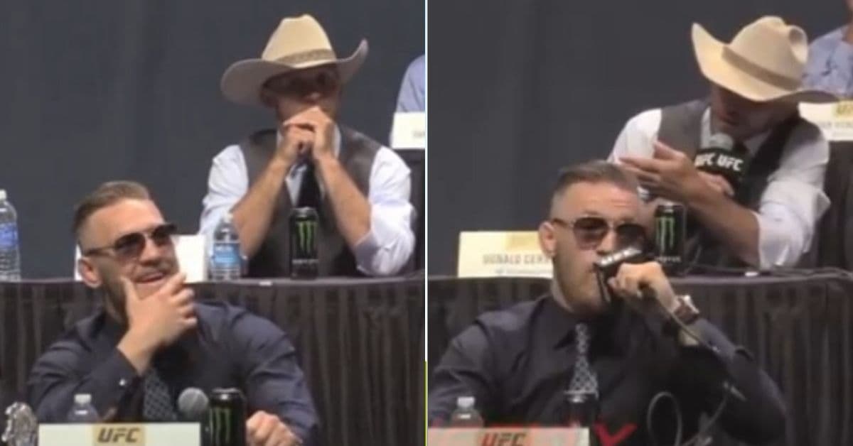 WATCH: Donald Cerrone Vs Conor McGregor First Clash At UFC 194 Press Conference