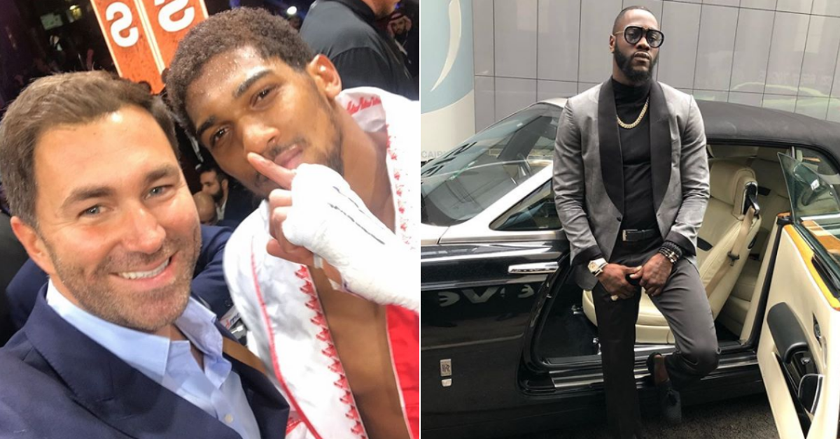 Eddie Hearn Lays Into Deontay Wilder After Comments About Anthony Joshua