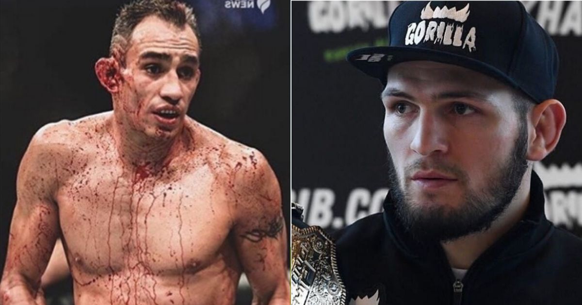 Khabib Nurmagomedov Reacts To Tony Ferguson's TKO Loss To Justin Gaethje