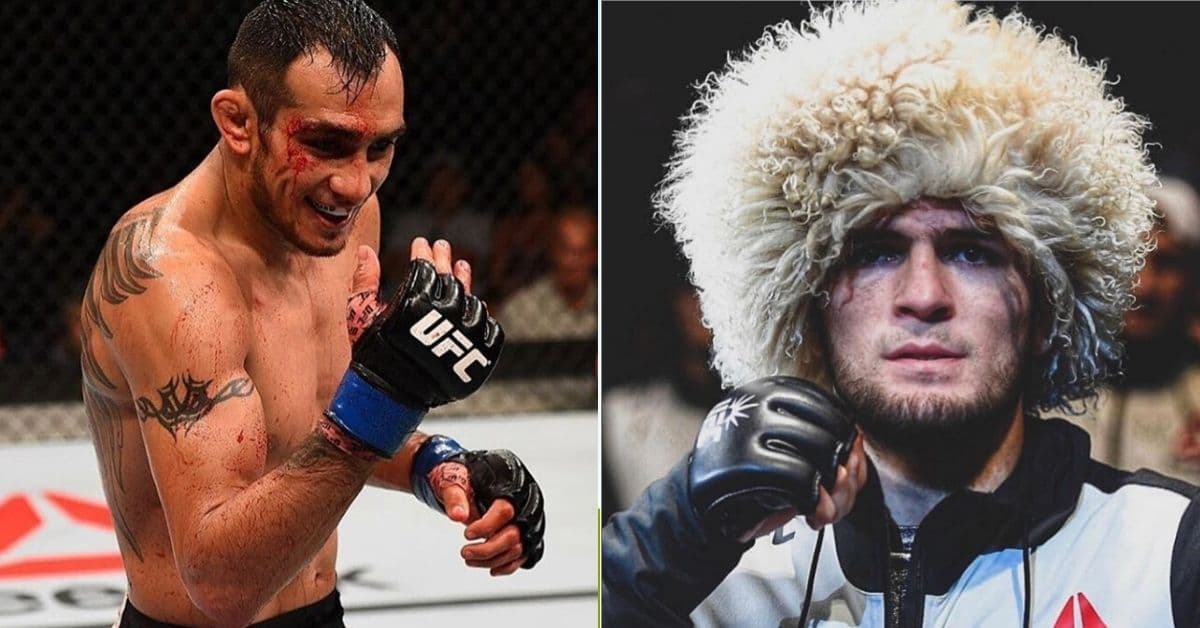 PHOTO: Khabib Nurmagomedov Signs Contract For Tony Ferguson Fight