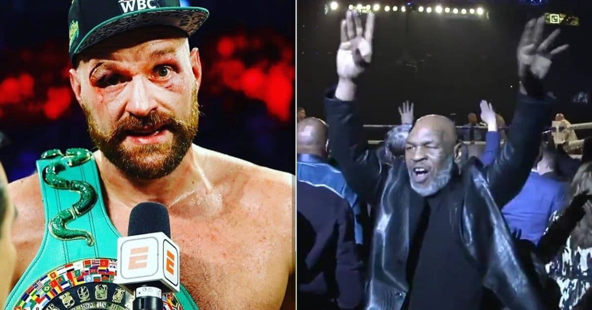 WATCH: Mike Tyson Goes Wild After Tyson Fury Stops Deontay Wilder