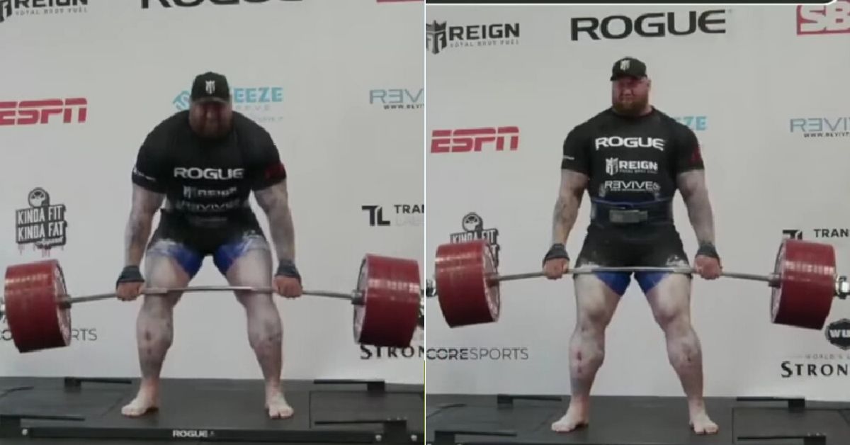 WATCH: Game Of Thrones' The Mountain Breaks Deadlift World Record