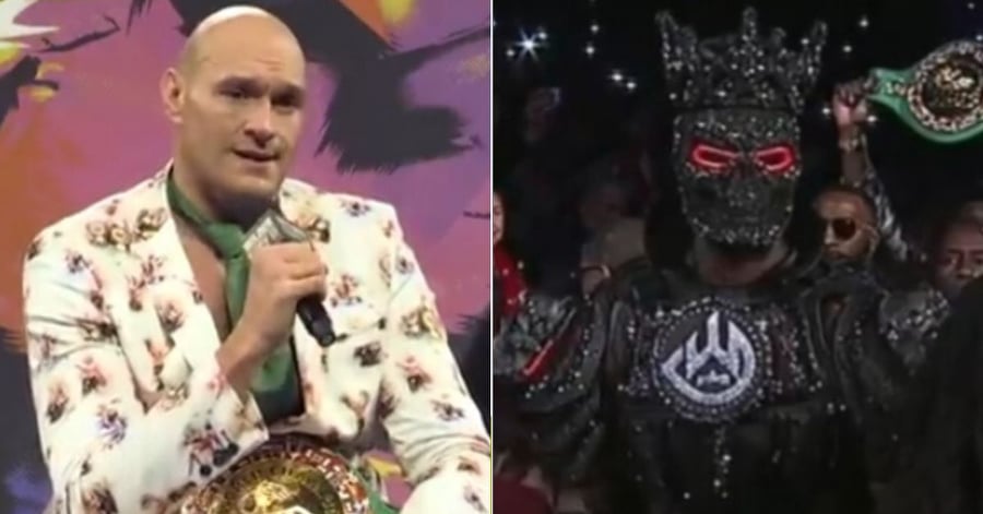 Tyson Fury's Camp Reacts To Deontay Wilder Blaming His Ring Walk Costume For TKO Loss