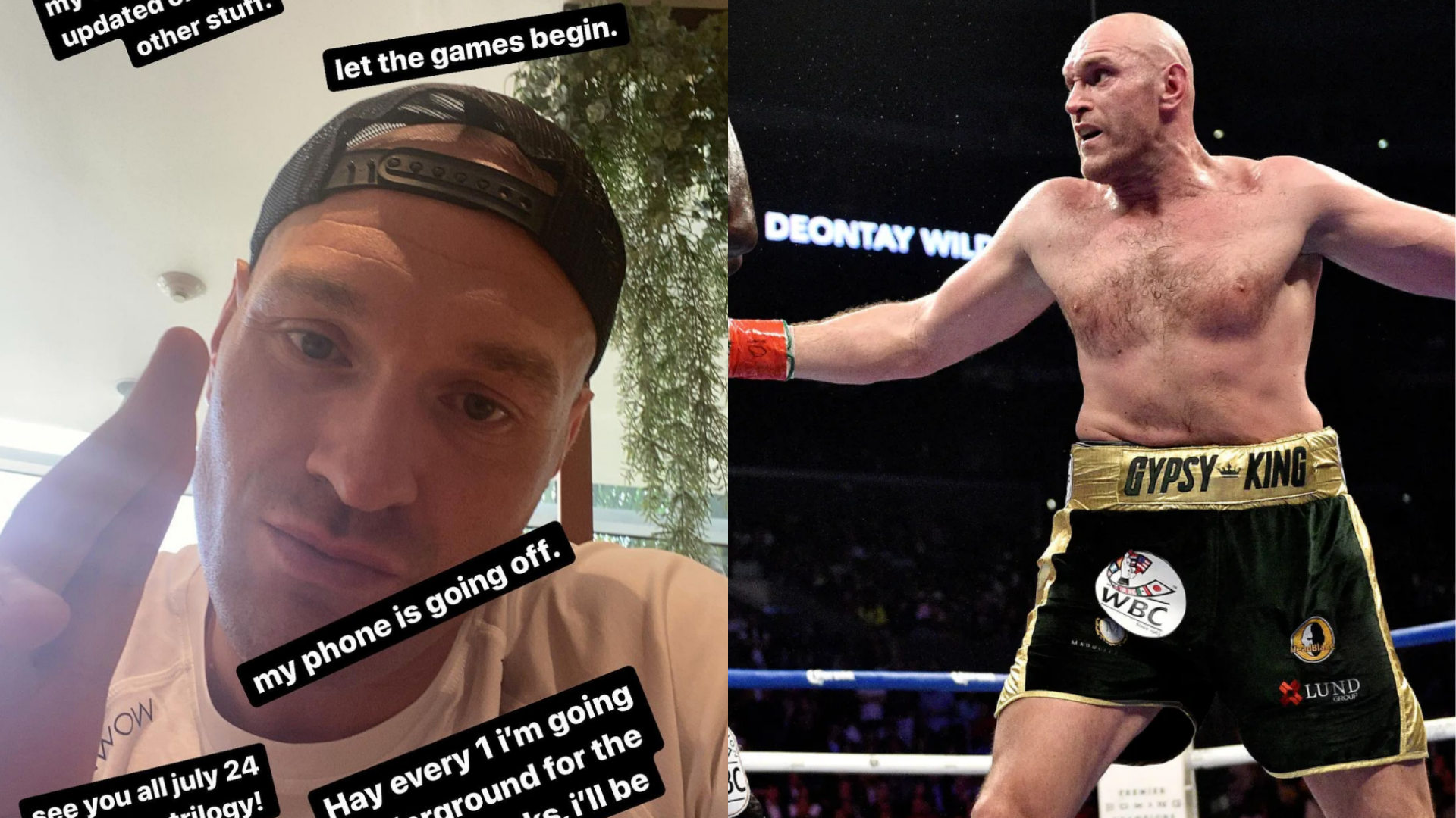 Tyson Fury logs off social media