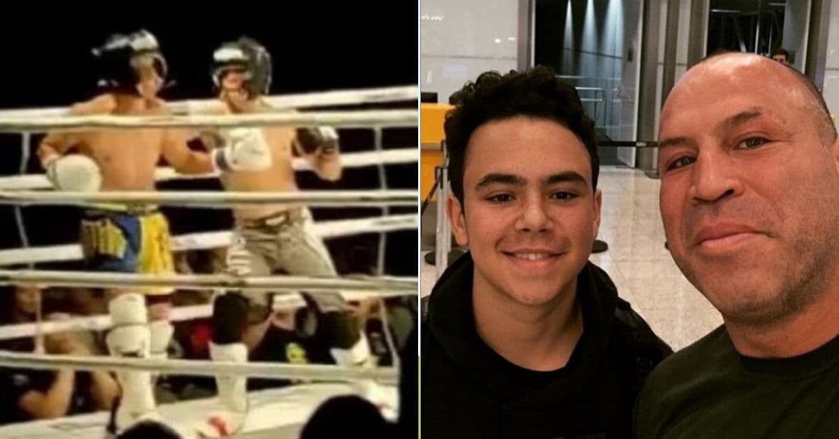 WATCH: Wanderlei Silva's Son Wins Muay Thai Debut In 30 Seconds