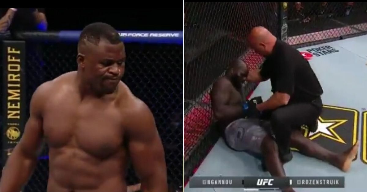 WATCH: Francis Ngannou Knocks Out Jairzinho Rozenstruik In 20 Seconds