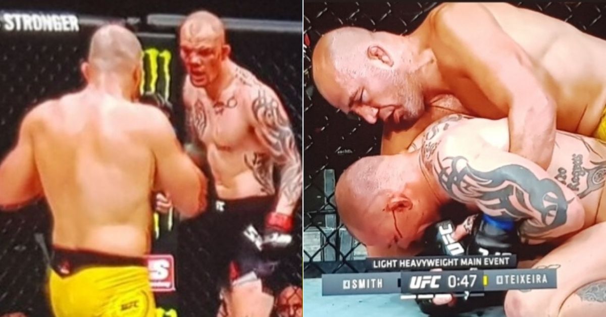 WATCH: Glover Teixeira Batters Anthony Smith In Brutal Win At UFC Jax